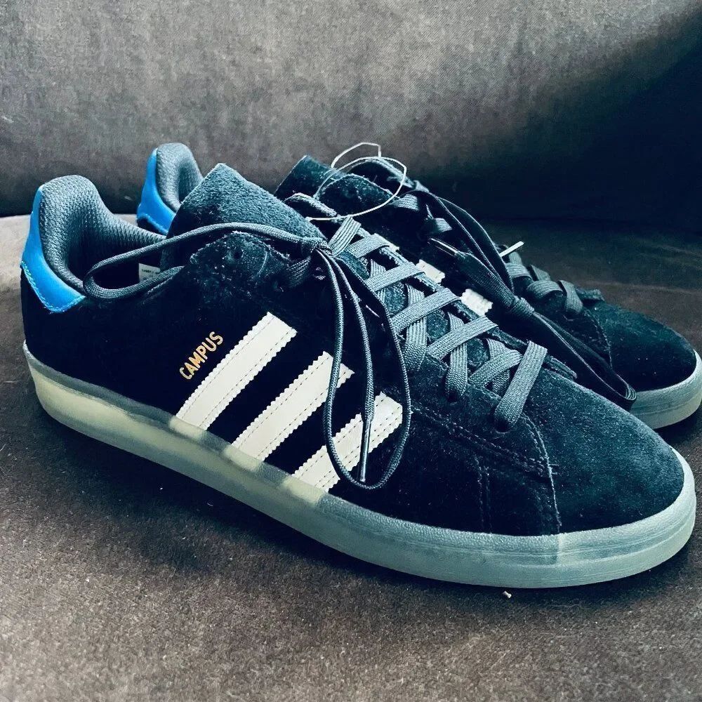Rare Sample Adidas Campus 9 US 8.5 UK sneakers FY0488💥clear soles MXA 42 2/3